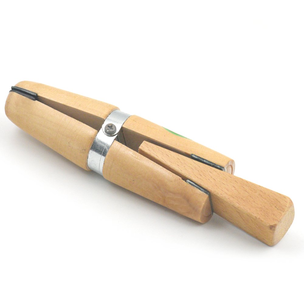 1 Pc Wooden Ring Clamp Jewelry Making Tool - Ring Holder for Stone Setting & Gemstone Work - Perfect for Jewelers, DIY Crafters & Bench Work (Great for Engagement Rings, Wedding Bands & Bezel Setting)