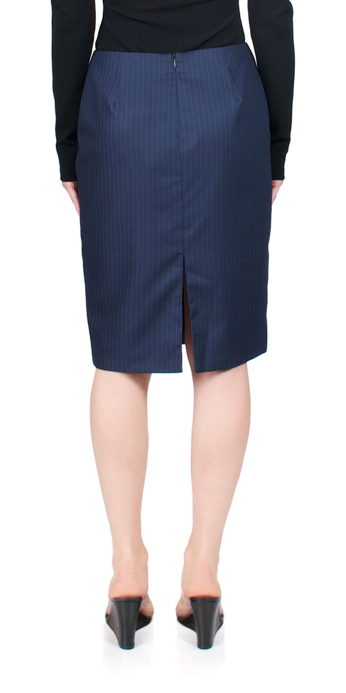 High Waist Denim Skirt for Women - A-Line Stretch Denim Skirt with Pockets | Perfect for Casual Outfits, Date Nights & Office Wear