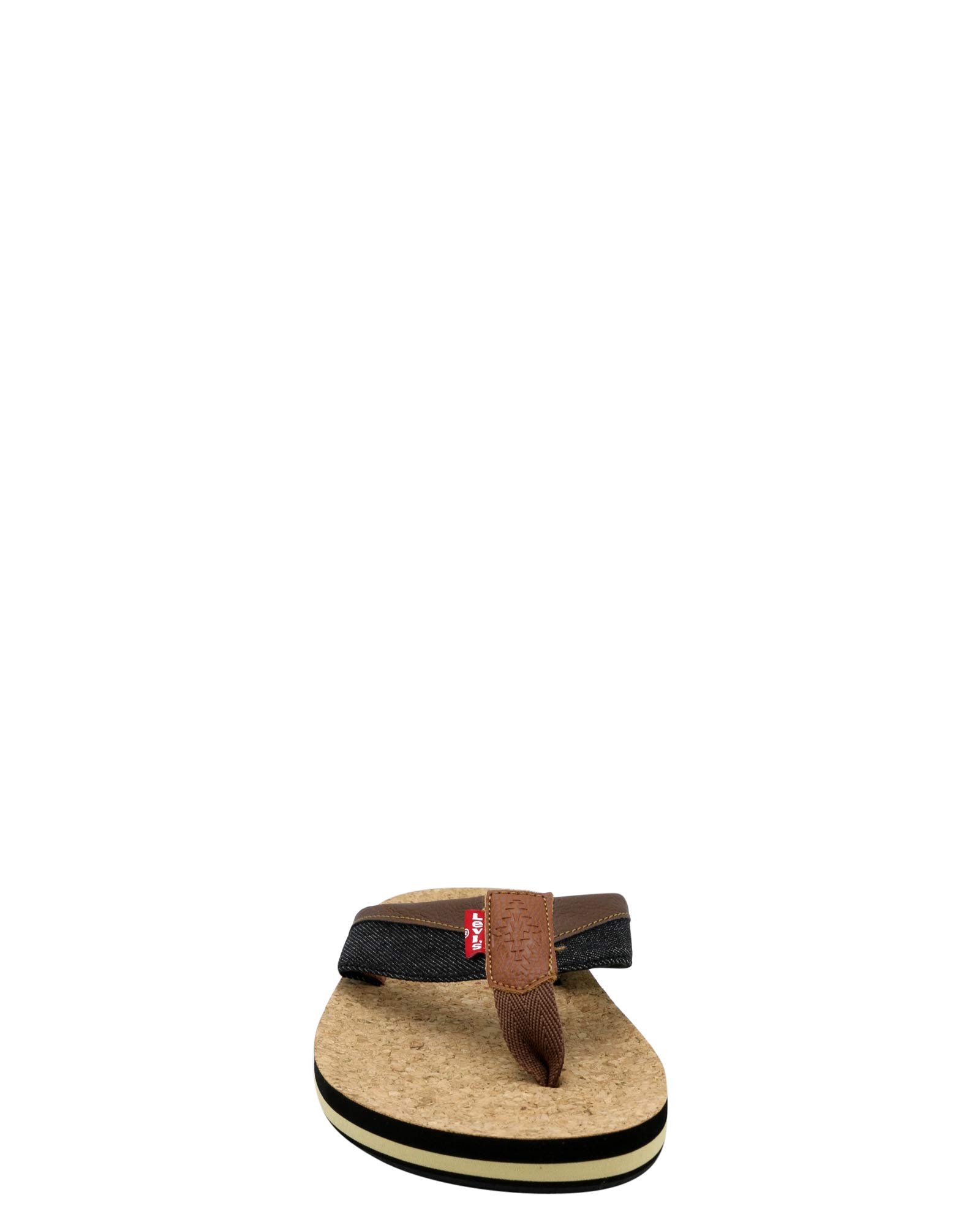 Levi's Men's Vista Cork Shoes - Black/Brown, Size 8.0 | Comfortable & Stylish Casual Sneakers for Everyday Wear, Walking & Outdoor Activities