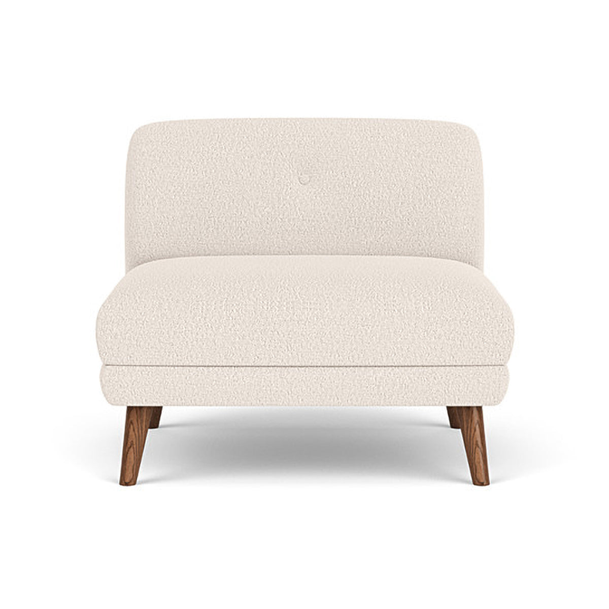 Alfred Boucle Modular Armless Sectional Sofa - Modern Comfort for Living Room, Lounge & Office Spaces
