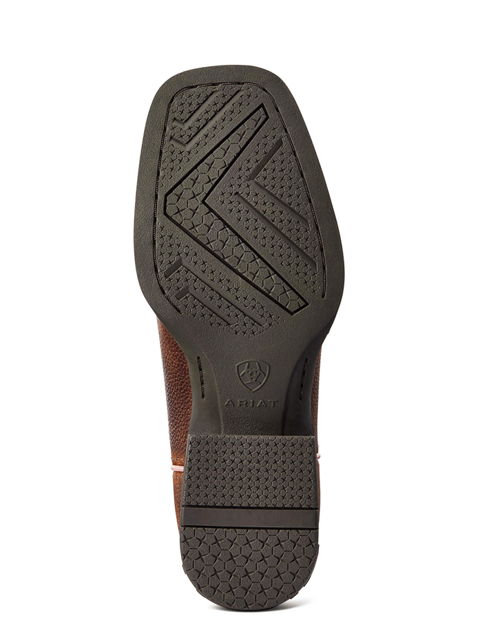 Ariat Kids Firecatcher Western Boots - Rowdy Brown - Durable Cowboy Boots for Boys & Girls - Perfect for Rodeo, Horse Riding & Western Fashion