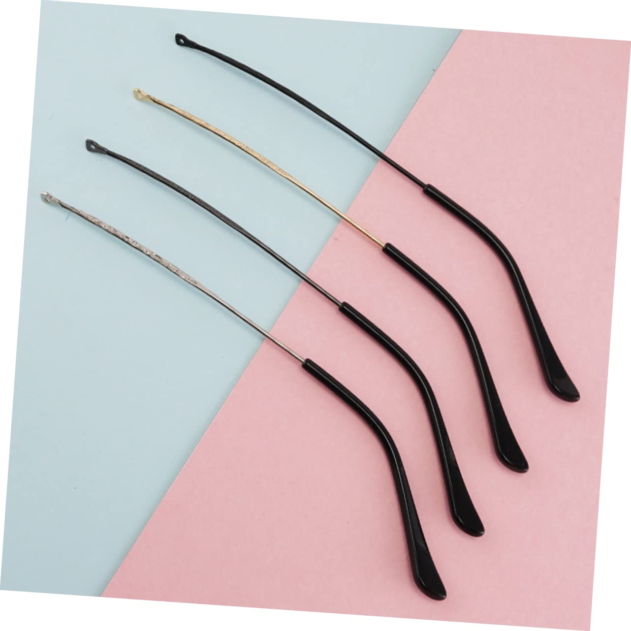 SOLUSTRE 3 Pairs Glasses Arm Covers, Replacement Temple Tips for Eyeglasses, Comfortable Ear Cushions for Metal Frames - Perfect for Reading, Working & Long Wear Comfort