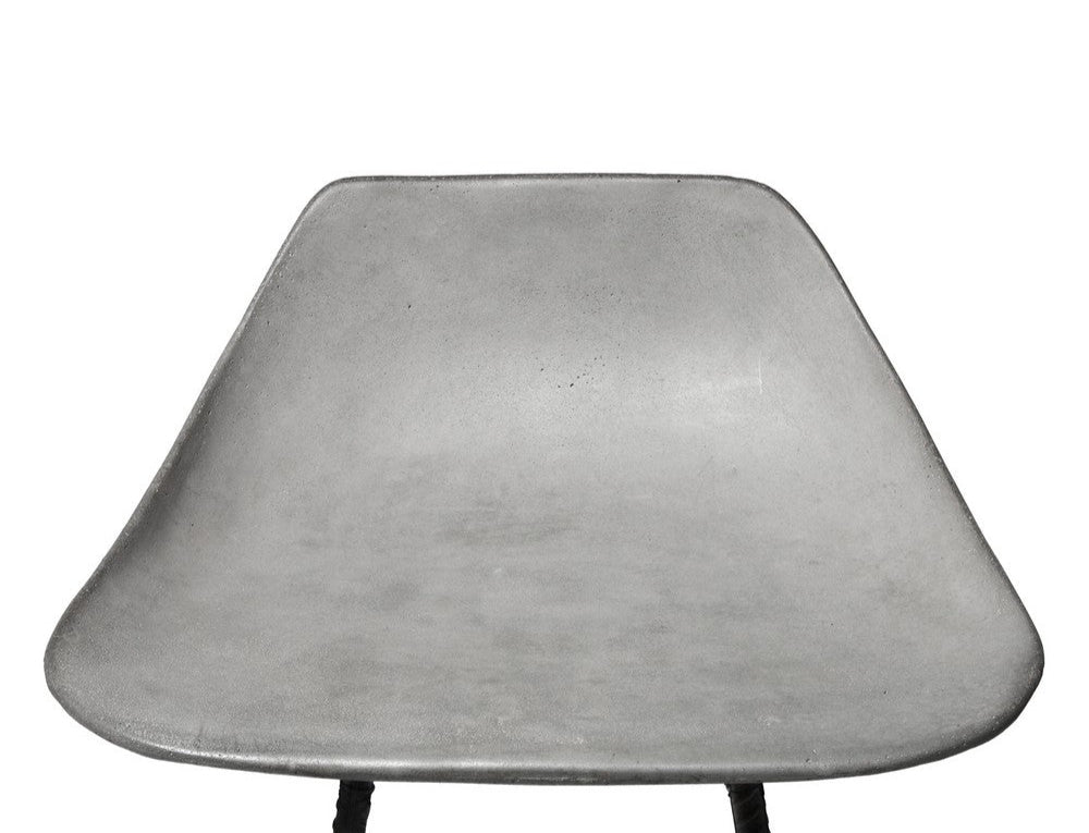 Hauteville 670 Counter Stool by Lyon Beton - Modern Bar Stool with Metal Frame & Comfortable Seat - Perfect for Kitchen Island, Breakfast Bar & Home Decor