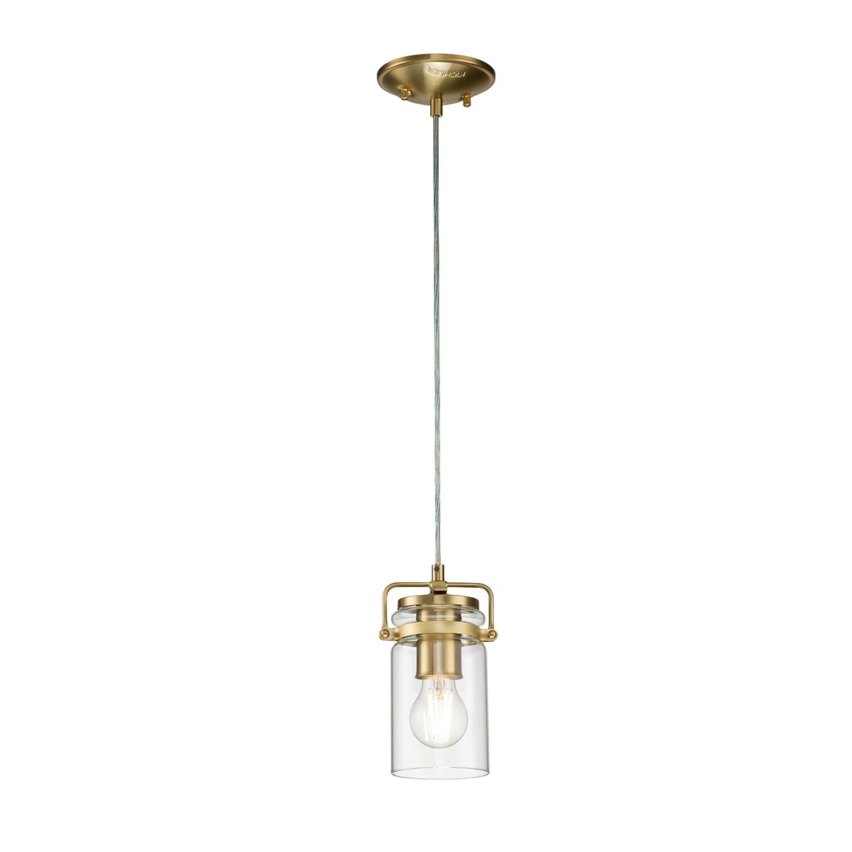 Brinley 1 Light Mini Pendant Light Fixture - Multiple Finish Options for Kitchen Island, Dining Room & Entryway Lighting