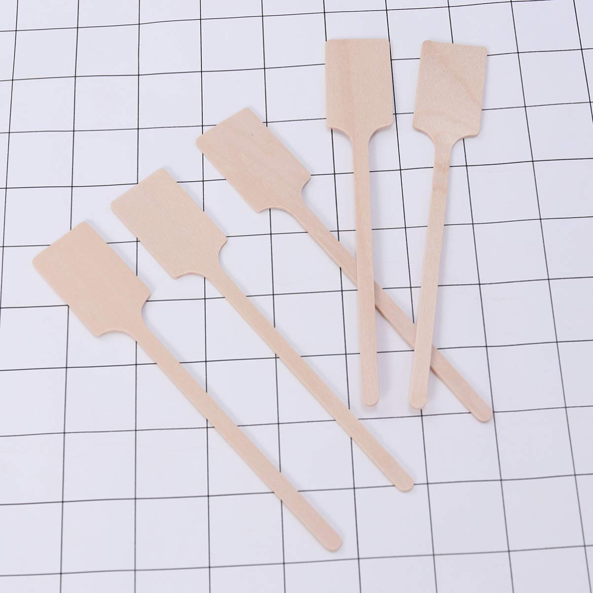 100pcs Wooden Coffee Stir Sticks - Natural Wood Stirrers for Hot & Cold Drinks - Perfect for Coffee, Tea, Cocktails & Baking (6 inch) | Eco-Friendly Disposable Stirring Rods for Home, Office & Cafes