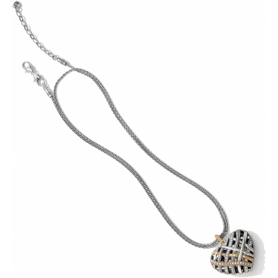 Neptune's Rings Convertible Reversible Heart Pendant Necklace for Women - 2 in 1 Fashion Jewelry Gift for Valentine's Day, Anniversary & Romantic Occasions