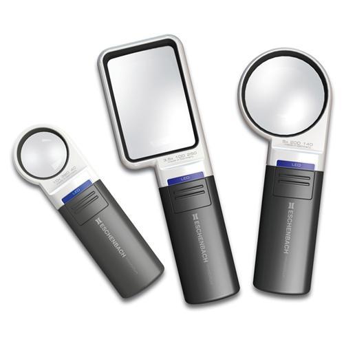 Eschenbach Mobilux LED Reading Magnifier - 5X Magnification with Bright LED Light for Books, Crafts & Hobbies - Perfect for Seniors, Low Vision & Detailed Work