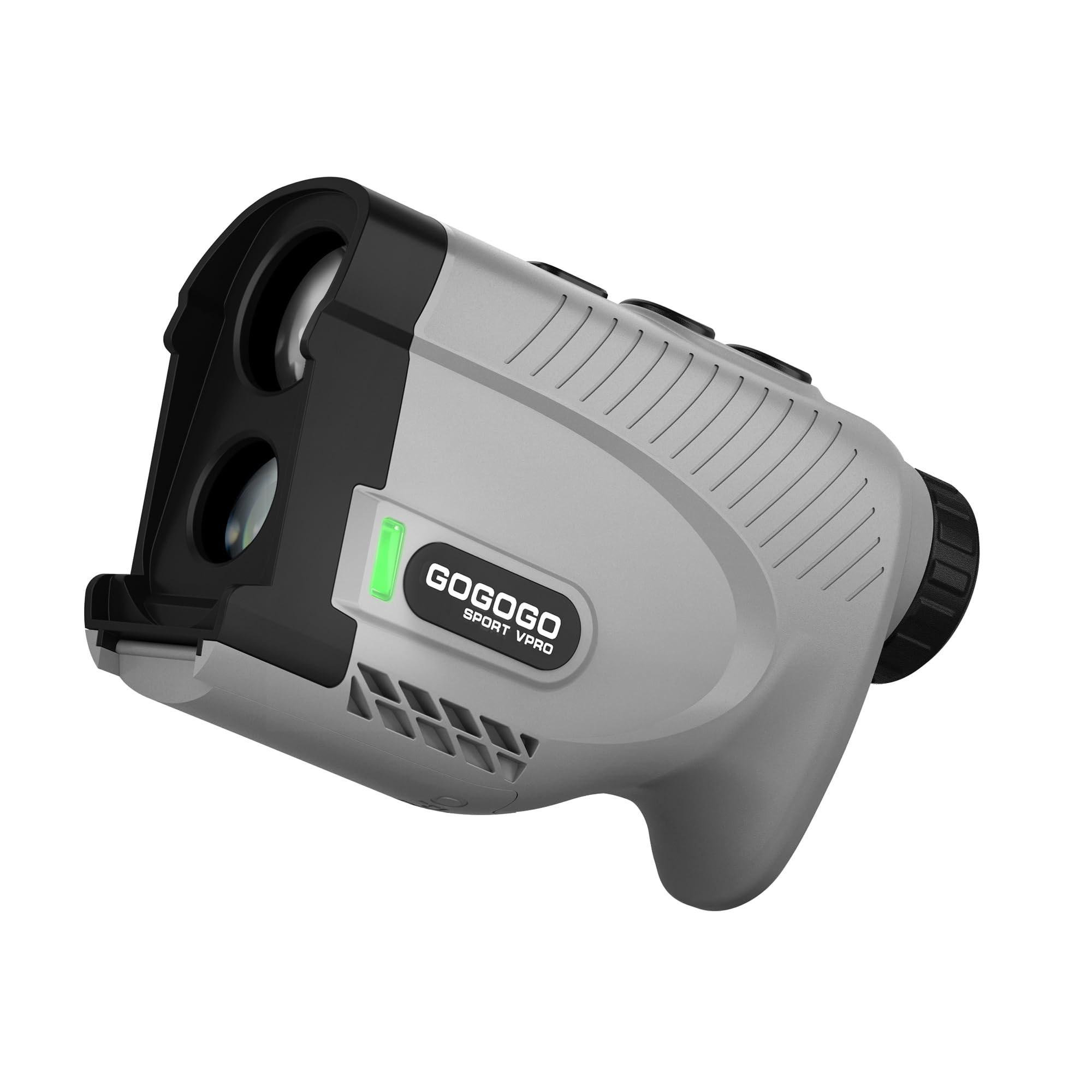 Gogogo Sport Vpro Gen 2 Golf Laser Rangefinder - 1200/2500 Yards Distance Measurement, Ultra-Clear Optics with 99% Light Transmission, OLED Display, Dual Power Options, Flaglock/Slope/Magnetic - Perfect for Golf Tournaments, Practice & Outdoor Sports