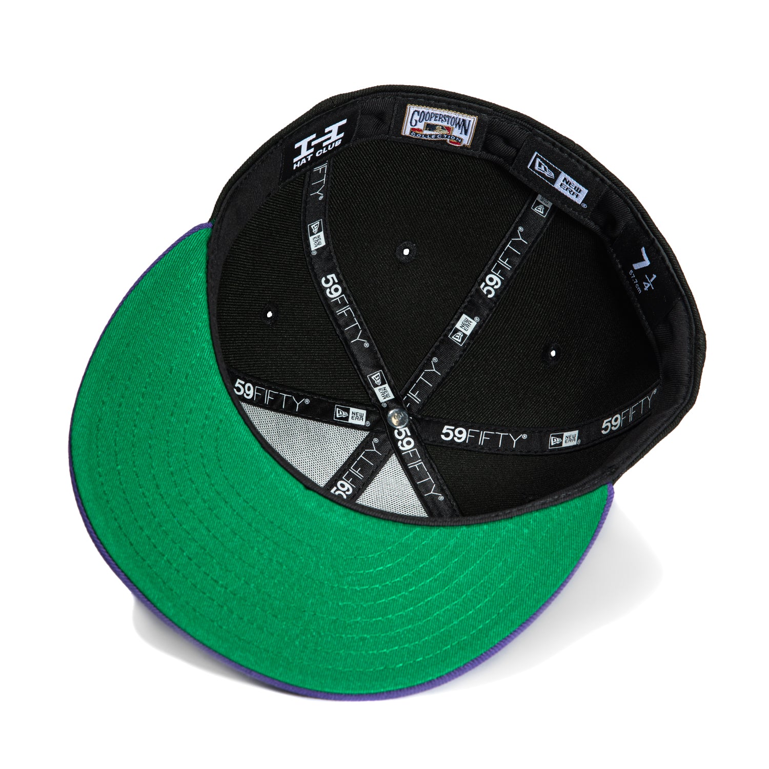 New Era 59Fifty Los Angeles Dodgers 40th Anniversary Snapback Hat with Stadium Patch - Black, Purple, Metallic Silver - Official MLB Baseball Cap for Men & Women - Perfect for Games, Collecting & Streetwear Fashion