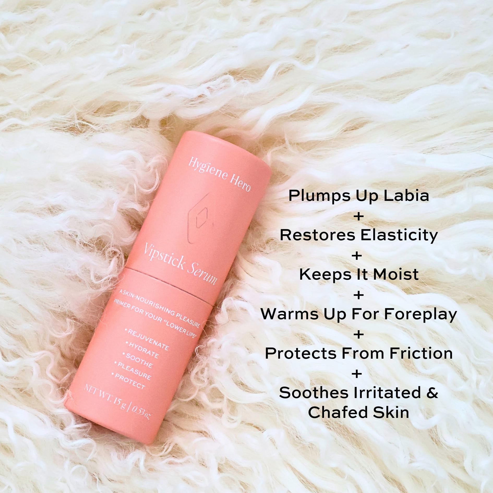 Vipstick Serum for Women – Sexual Enhancer & Intimate Care Serum | Vulva Hydration & Soothing Serum | Daily Use for Labia Protection & Comfort | Perfect for Sensitive Skin & Post-Waxing Care