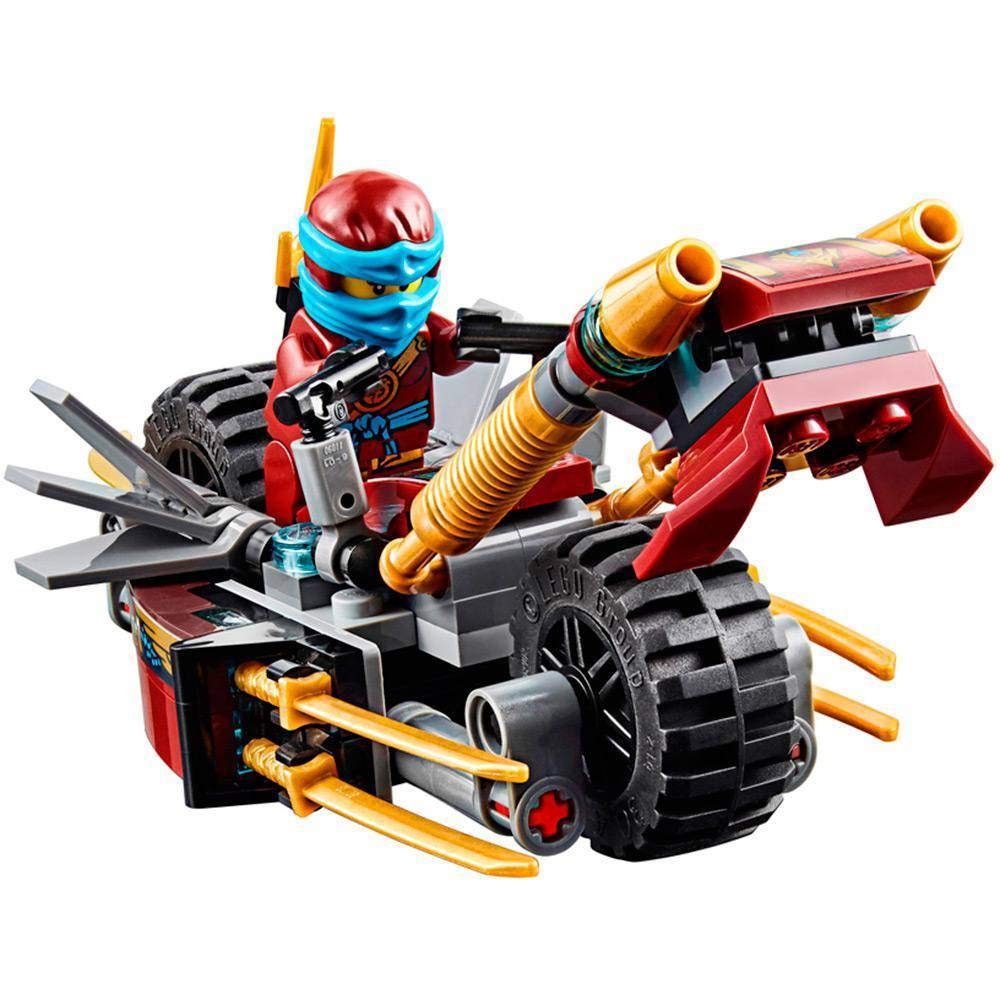 LEGO Ninjago Ninja Bike Chase 70600 Building Kit (231 Pieces) - Creative Play Set for Kids, Perfect for Birthday Gifts & Ninja-Themed Adventures