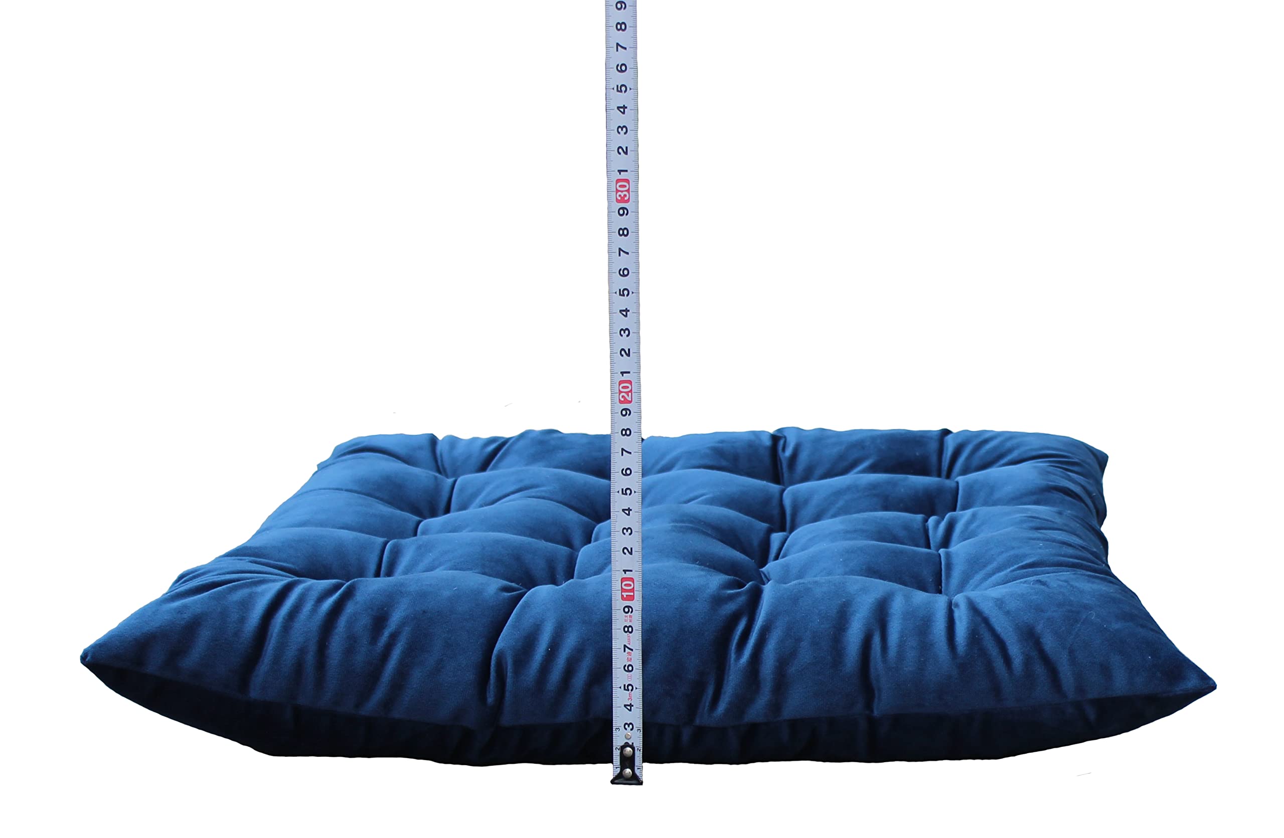 Premium Velvet Bench Cushion for Outdoor Furniture - Non-Slip Bottom, 17.7