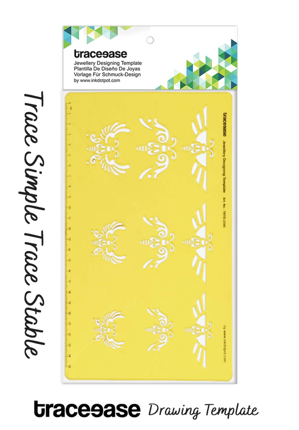 Traceease Butterflies Jewelry Design Templates - Professional Drafting Tools & Stencils for Handmade Jewelry Making - Perfect for DIY Crafts, Beading, and Metalwork Projects