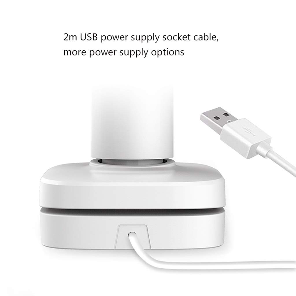 **LED Eye Protection Desk Lamp - Dimmable Clip-On Table Lamp with Dual Light Source for Office, Study & Reading | Nightstand Lighting for Bedroom & Workspace**