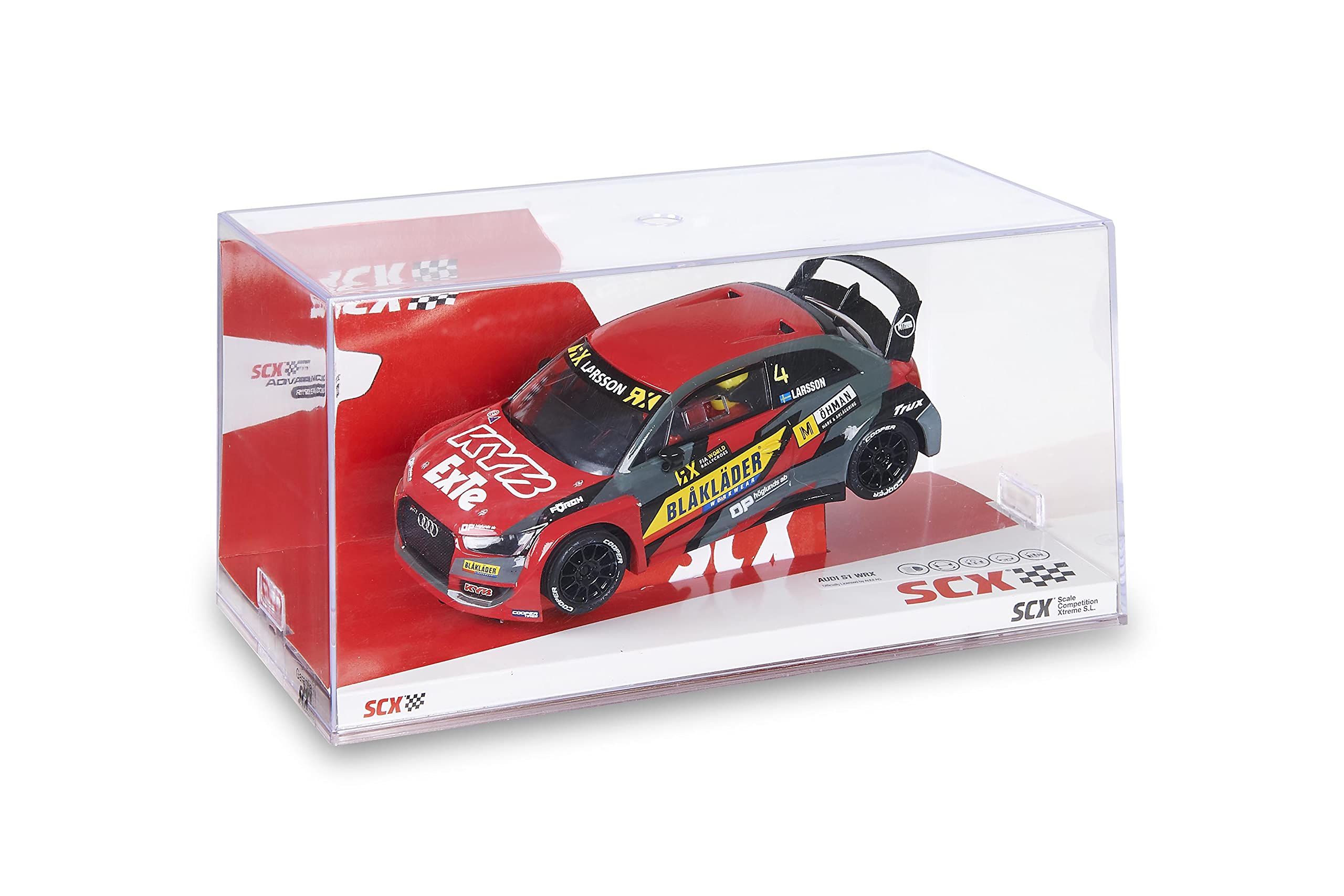 Scalextric Original 1:32 Scale Slot Car Racing Set - Audi S1 RX Blaklader for Adults & Kids - Perfect for Home Racing Tracks & Collector Displays