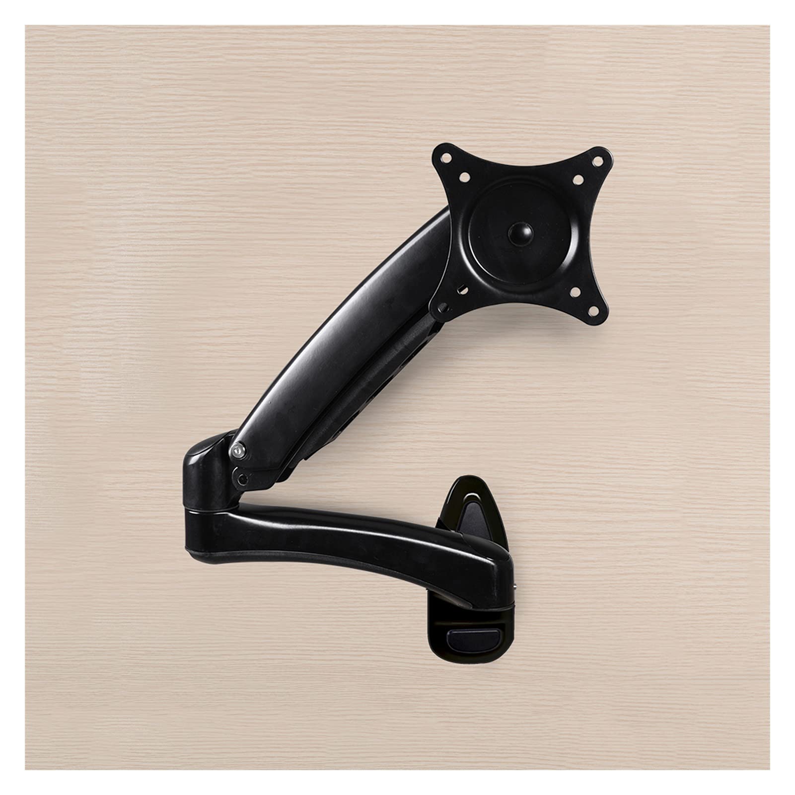 FEIYIYANG Single Monitor Mount Stand - Adjustable Long Arm Monitor Arm with Mechanical Spring, Fits 12