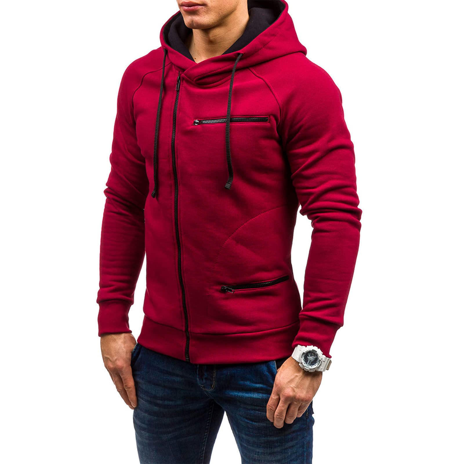 Men's Shirt Jacket - Waterproof Windbreaker Parka Coat for Outdoor Activities, Riding, Driving & Casual Wear | Lightweight Bubble Bomber Jacket for All Seasons