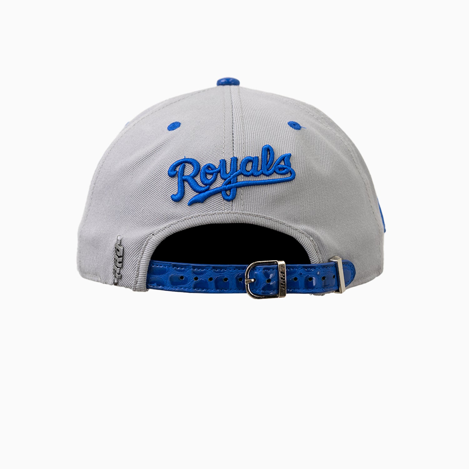 Kansas City Royals MLB Official Leather Visor Strapback Hat - Adjustable Baseball Cap for Men & Women - Perfect for Games, Outdoor Activities & Fan Gear