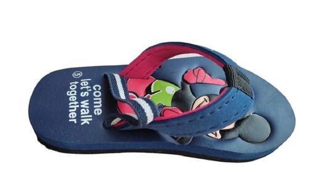 **Mickey Mouse Unisex Flip Flops for Baby Boys & Girls - Soft Comfortable Strap Sandals for Toddlers - Perfect for Beach, Pool & Summer Playtime**