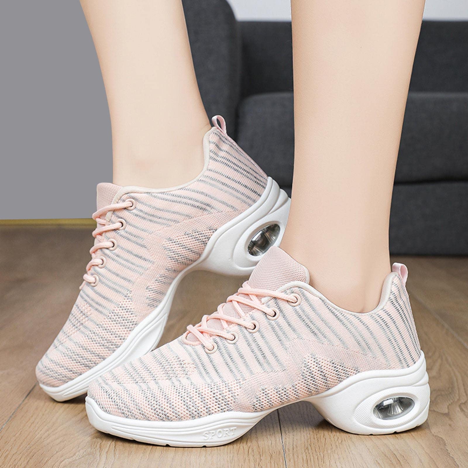 **Women's Beige Air Cushion Running Shoes Size 39 – Lightweight Comfort for Walking, Jogging, Hiking & Sports – Perfect for Outdoor Adventures & Casual Wear**