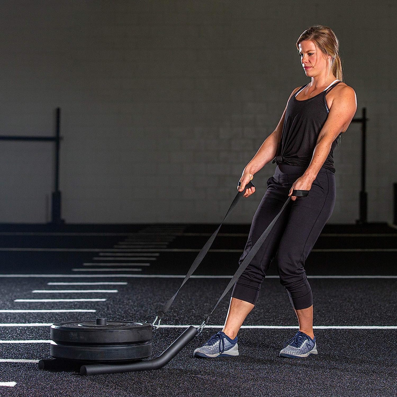 Best Weight Sled for Speed Training - Heavy Duty Pull Sled Workout Equipment for Strength & Athletic Performance - Fits Standard 2