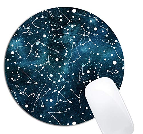 Cool Blue Glaxy Night Sky Pattern