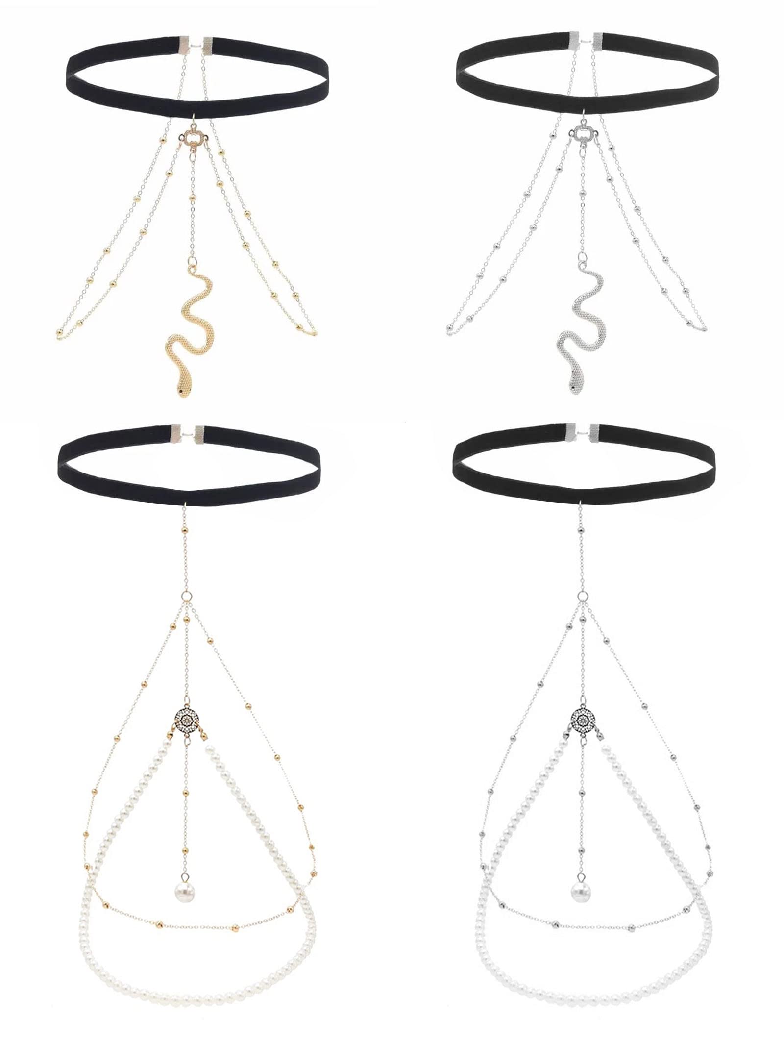 Women's Snake Leg Chain - Boho Thigh Body Jewelry with Snake Pendant | Perfect for Music Festivals, Beach Parties & Boho Fashion Outfits