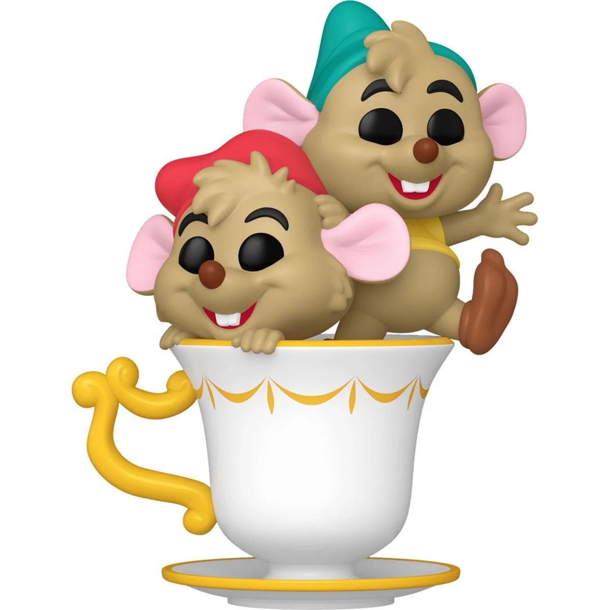 75th Anniversary Cinderella Jaq & Gus Gus in Teacup Funko Pop! Vinyl Figure #1544 - Disney Collectible for Fans & Home Decor