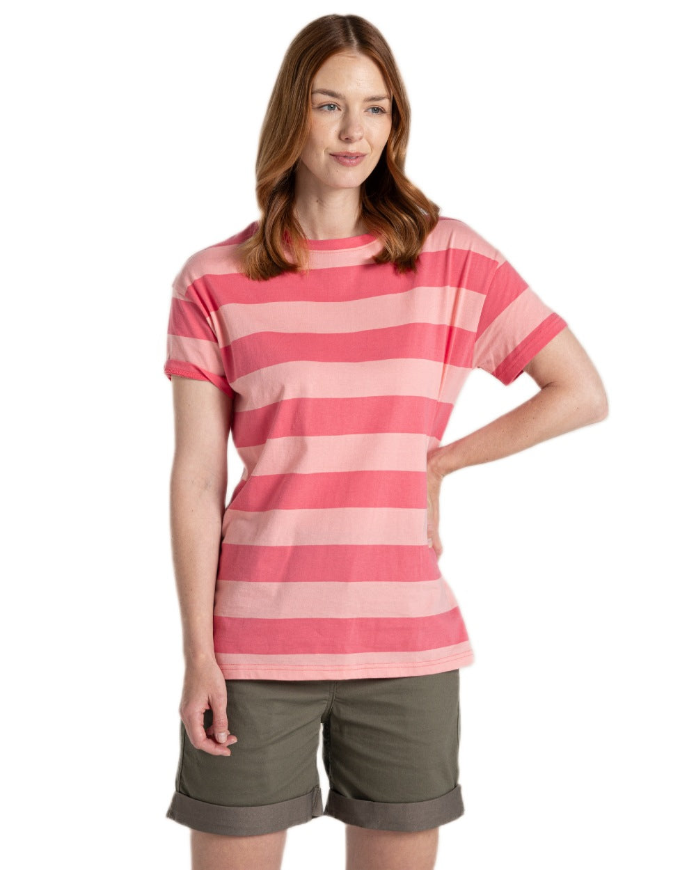 Craghoppers Women's Yago Short Sleeve T-Shirt - Lightweight Quick-Dry Hiking & Travel Top for Outdoor Adventures