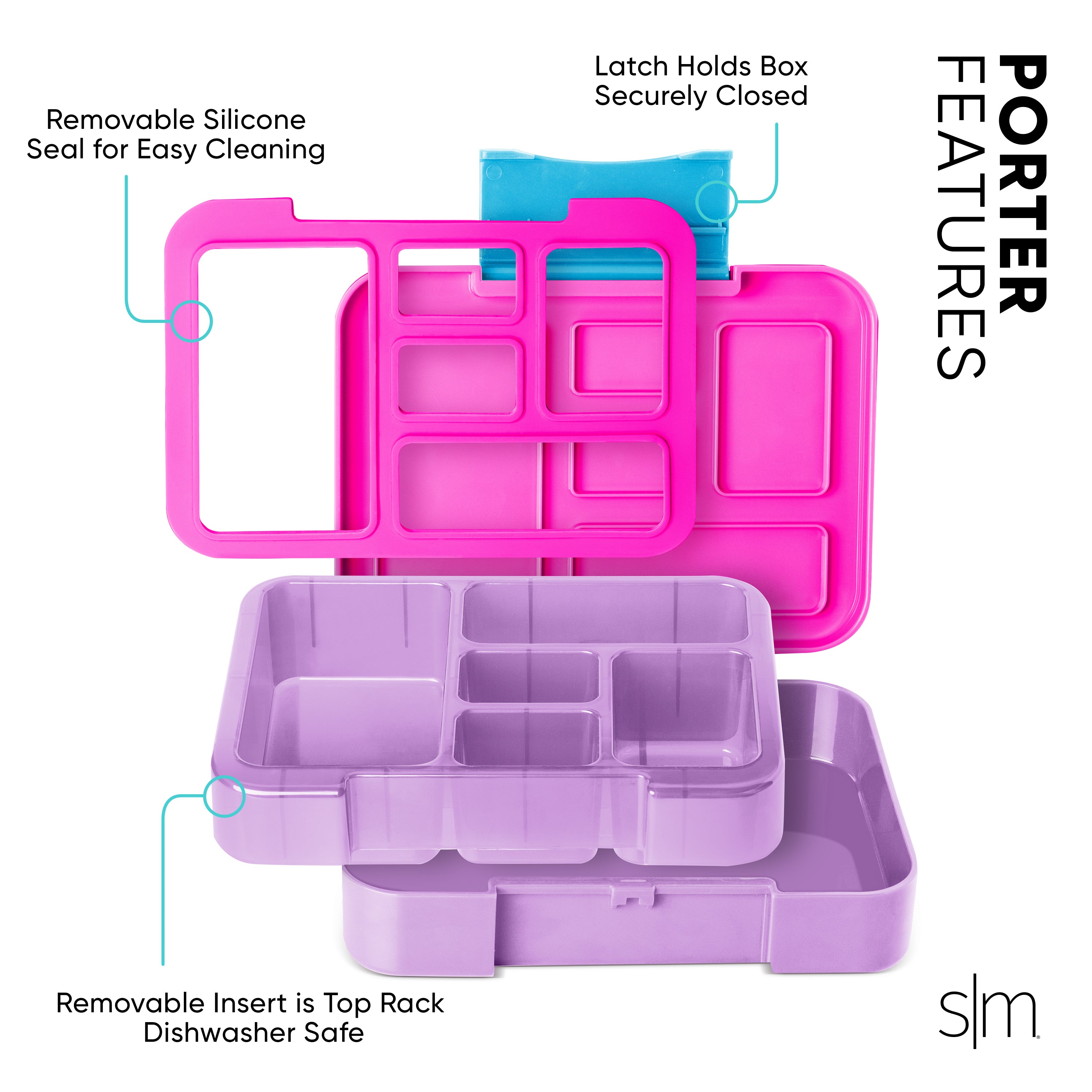Premium Stainless Steel Porter Bento Box - Leak-Proof Lunch Box for Adults & Kids - Ideal for Office, School, Picnics & Outdoor Activities