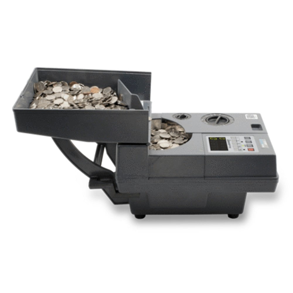 AB610 Universal Digital Coin Counter Machine - Fast & Accurate Money Counting for Banks, Retail Stores, and Home Use