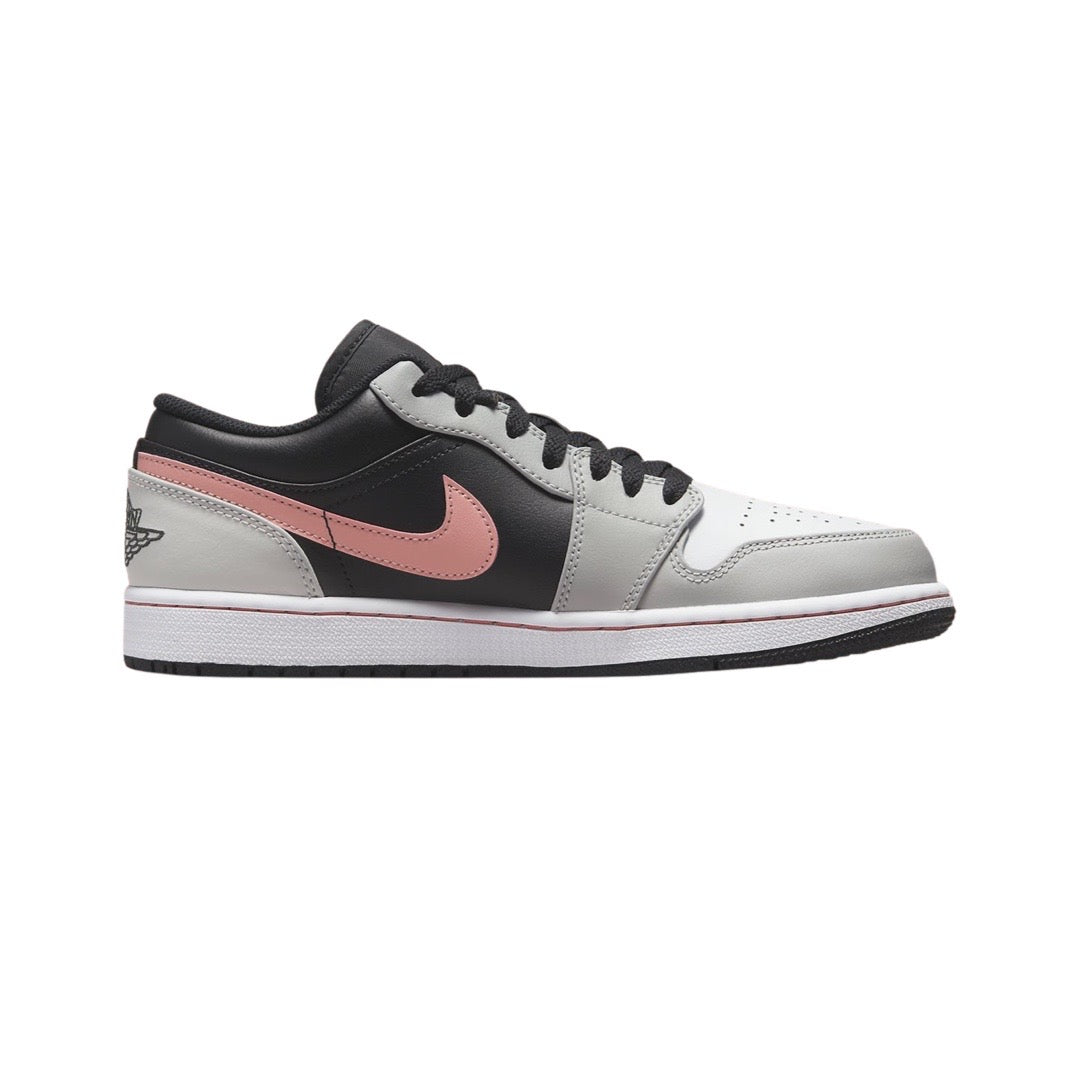 Air Jordan 1 Low Sneakers - Cool Grey/Black/Crimson Colorway - Men's Basketball Shoes for Casual Wear & Street Style