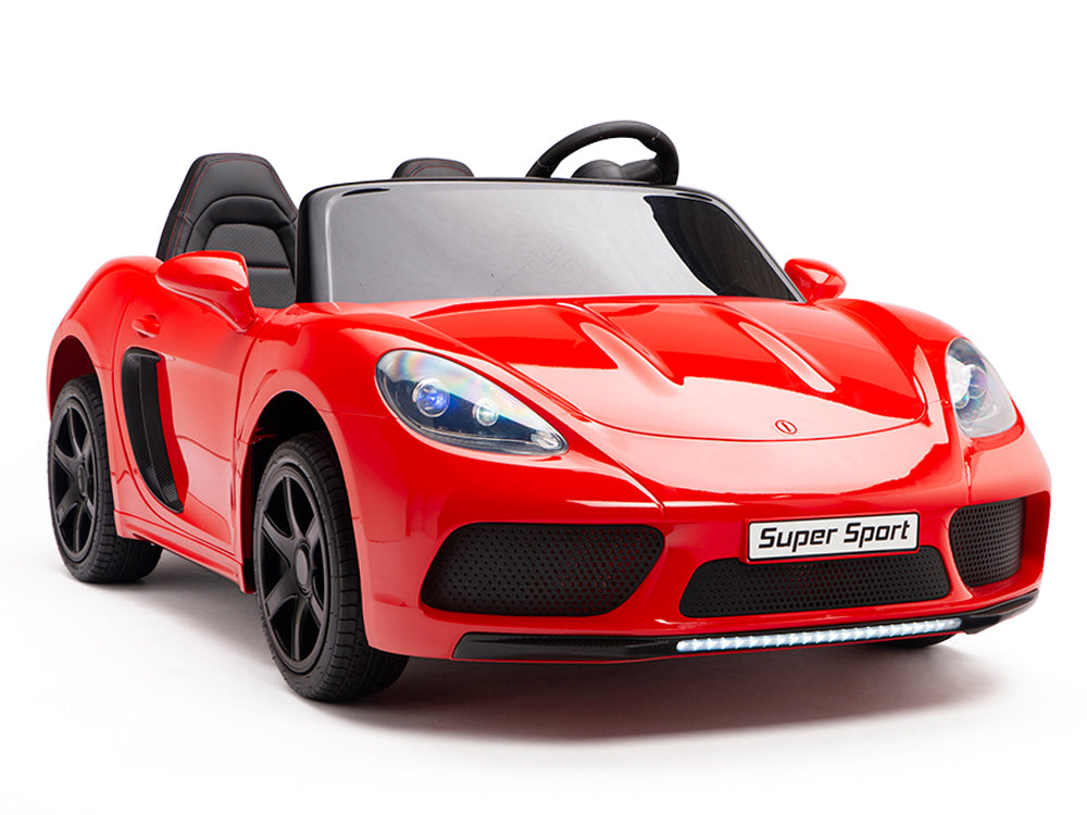 24V Super Sport GT Kids Ride On Car - 12V/24V Battery Powered Ride-On Toy with Remote Control, LED Lights & Music for Boys Girls Ages 3-8 | Perfect for Birthday Gifts, Outdoor Play & Backyard Fun