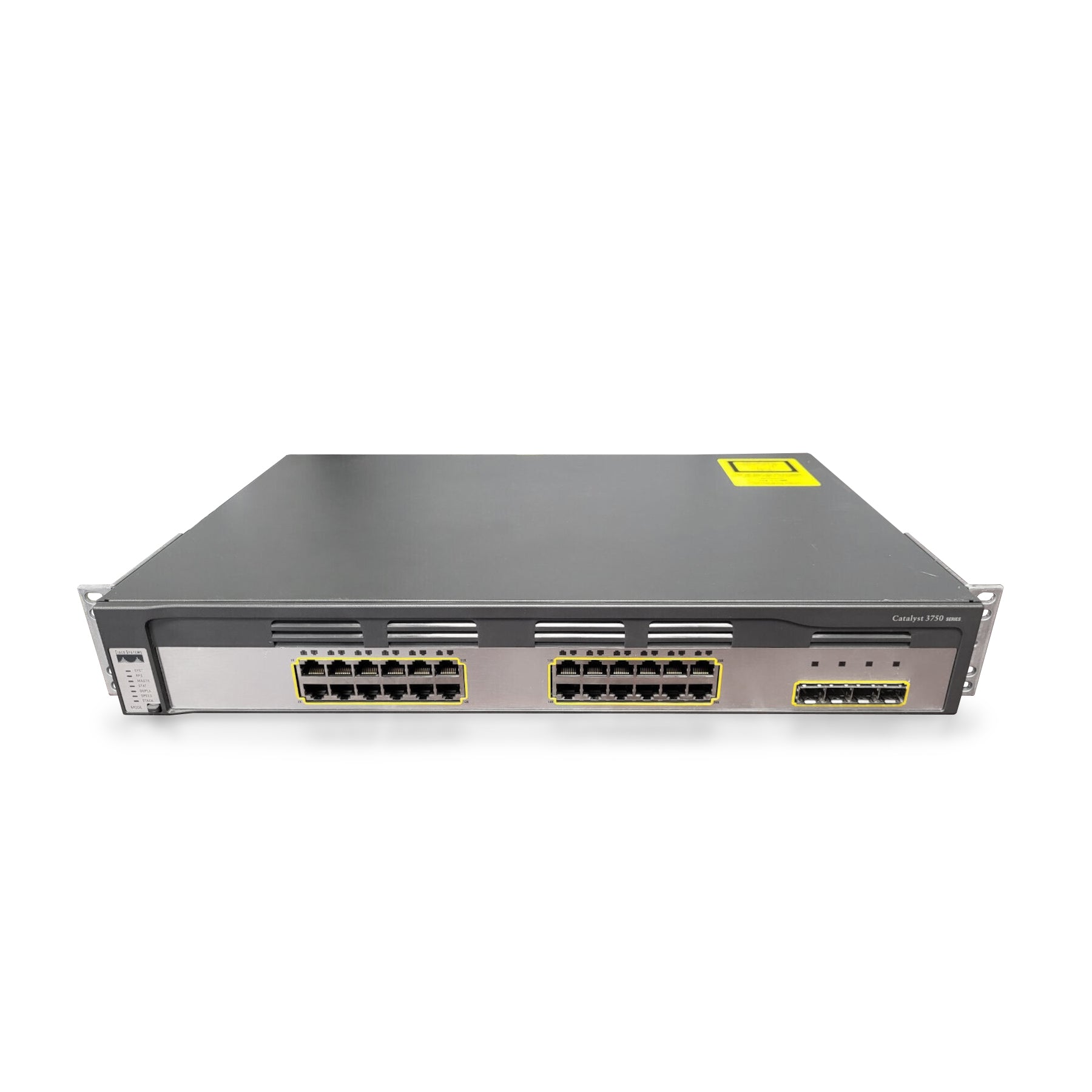 Cisco WS-C3750G-24TS-E 24-Port Gigabit Ethernet Switch | Layer 2 Managed | 10/100/1000 Mbps | IPS Support | Ideal for Small Business Networks & Office IT Infrastructure