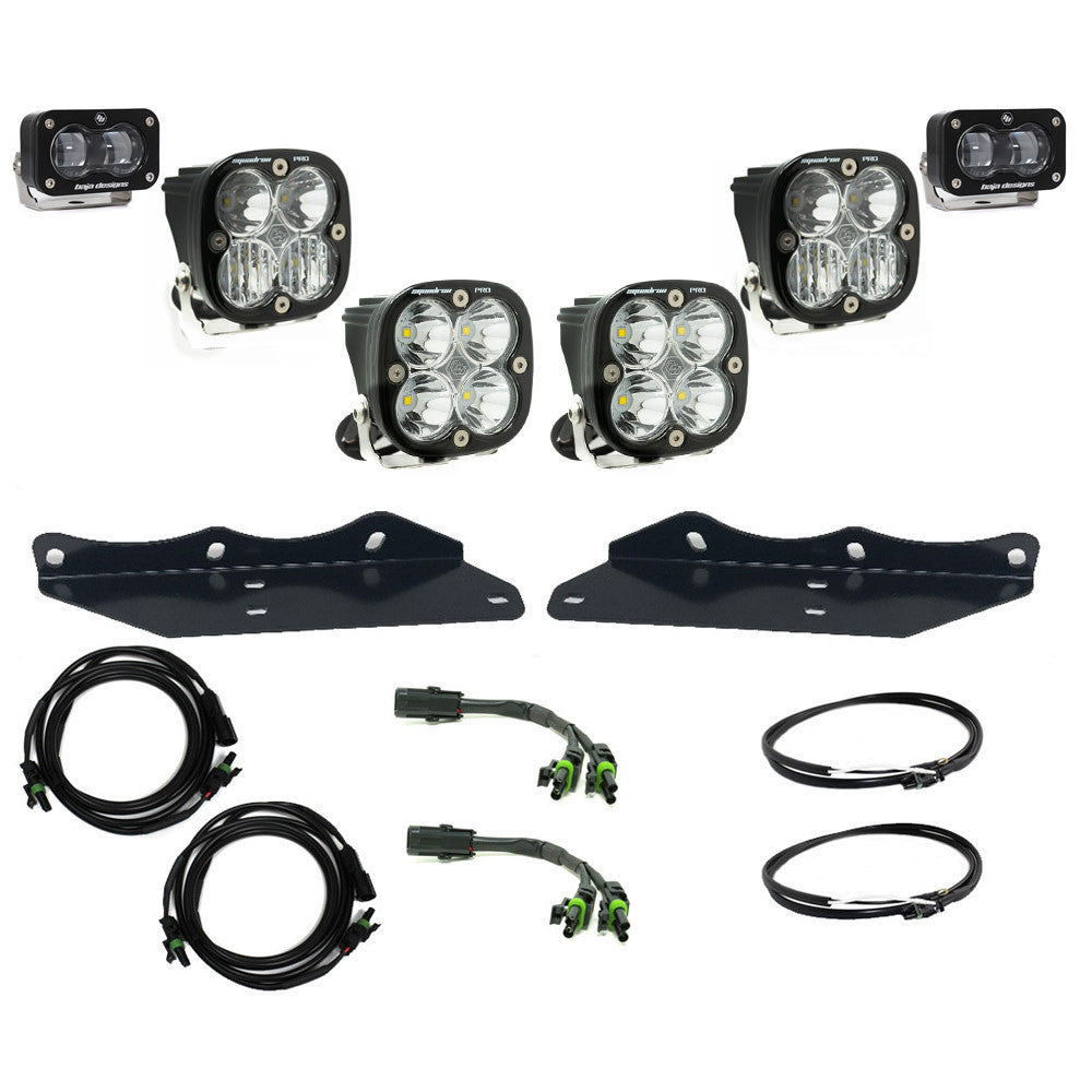 Ford Bronco & F150 Raptor (2017-2020) Baja Designs S2 SAE Pro Fog Pocket Kit - Clear LED Off-Road Lights for Enhanced Night Driving & Off-Road Adventures