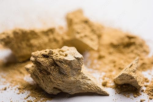 Gopesh e-Sales® Natural Multani Mitti (Fuller's Earth) Clay - 1 KG Stone Form for Face Mask, Hair Treatment & Skin Care | Deep Cleansing, Oil Control & Detoxifying | Perfect for Spa, Beauty Routine & Ayurvedic Home Remedies