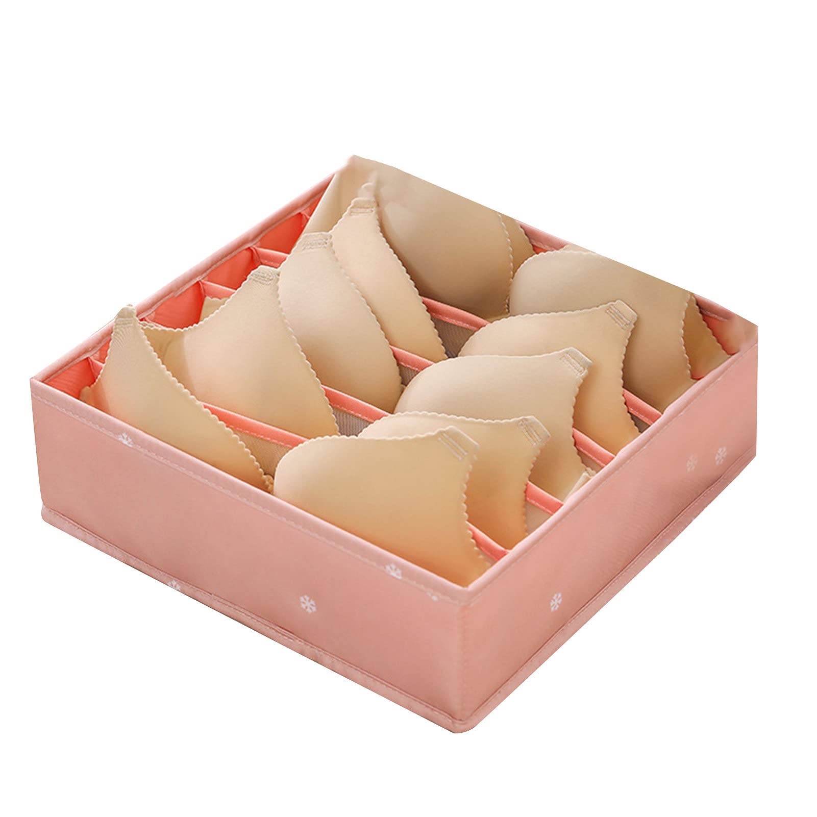 Porfeet Clothing Storage Box - Large Capacity Bra & Underwear Organizer, Foldable PP Material for Home Closet Organization | Perfect for Travel, Dorm & Bedroom Storage