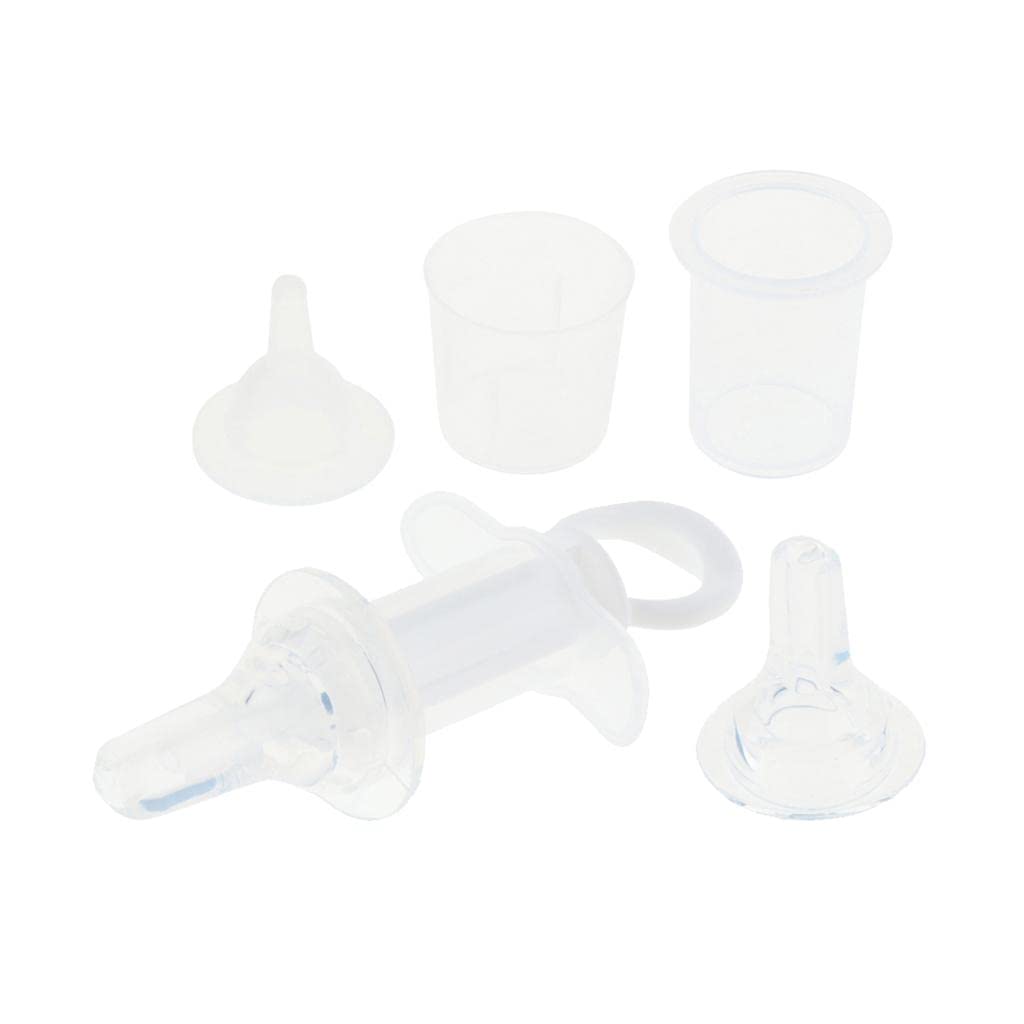 SECRET DESIRE Pet Feeding Kit - Dog & Cat Pill Dropper Feeder for Small Animals - Easy Medication Dispenser for Pills & Liquid Medicine - Perfect for Home, Travel & Vet Visits (White)