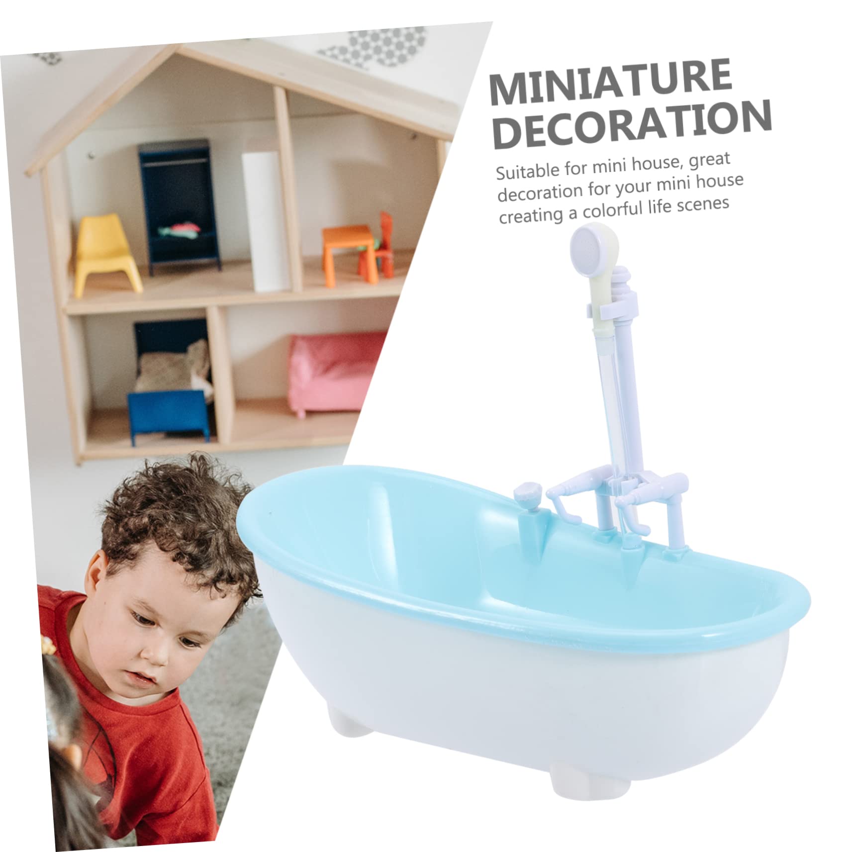 VICASKY 2-Pack Sky Blue Bathtub Toys for Kids - Fun Bath Time Spray Figurines for Boys & Girls, Durable Plastic Bathroom Play Set | Perfect for Toddler Splash Play, Baby Shower Gifts & Pool Party Favors