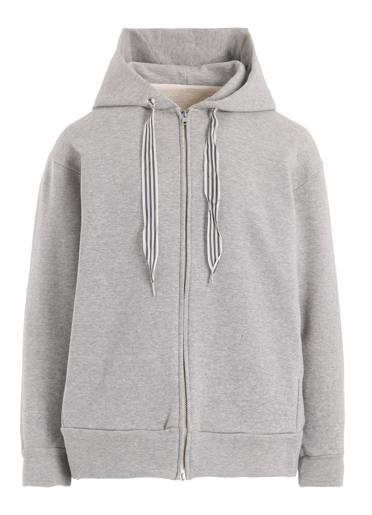 Cozy Cotton Fleece Hoodie with Striped Ribbon Trim - Perfect for Casual Wear, Loungewear & Outdoor Activities