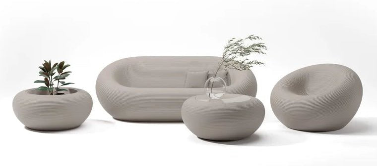 Qeeboo Nami Sofa - Modern Wave-Shaped Design, Comfortable Living Room Furniture for Home & Office Decor