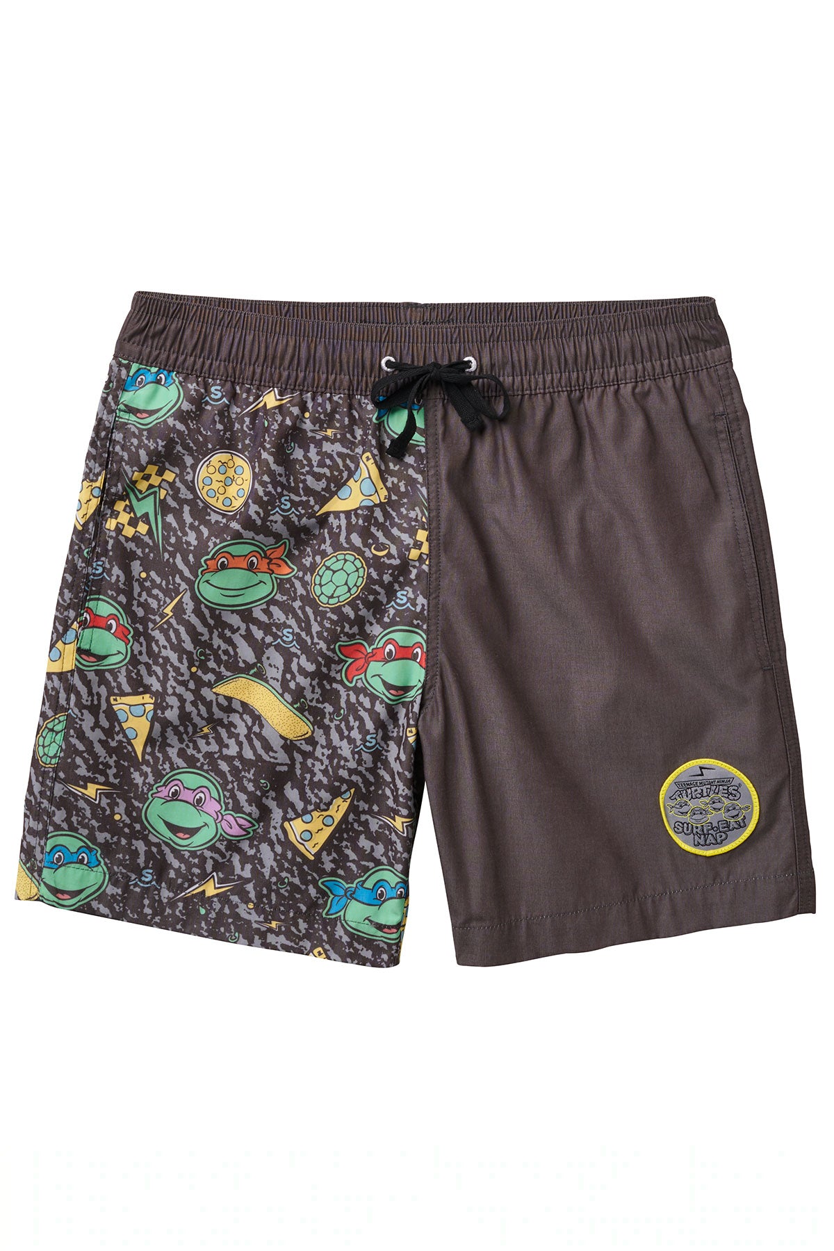 Seaesta Surf x Teenage Mutant Ninja Turtles Men's Graphic Volleyball Shorts - TMNT Inspired Beachwear for Surfing, Volleyball & Casual Summer Outfits