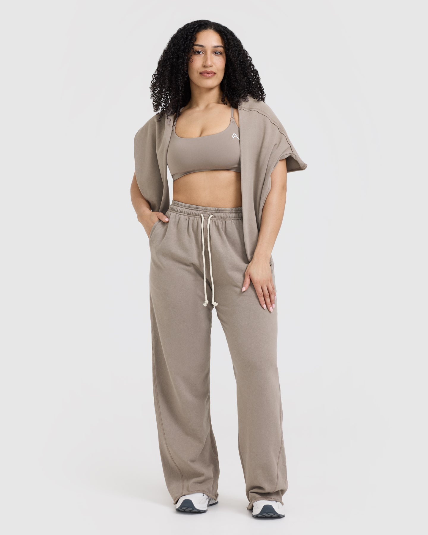Raw Lounge Wide Leg Joggers for Women - Soft Minky Fabric Comfortable Loungewear Pants | Perfect for Yoga, Home Relaxing & Casual Outfits
