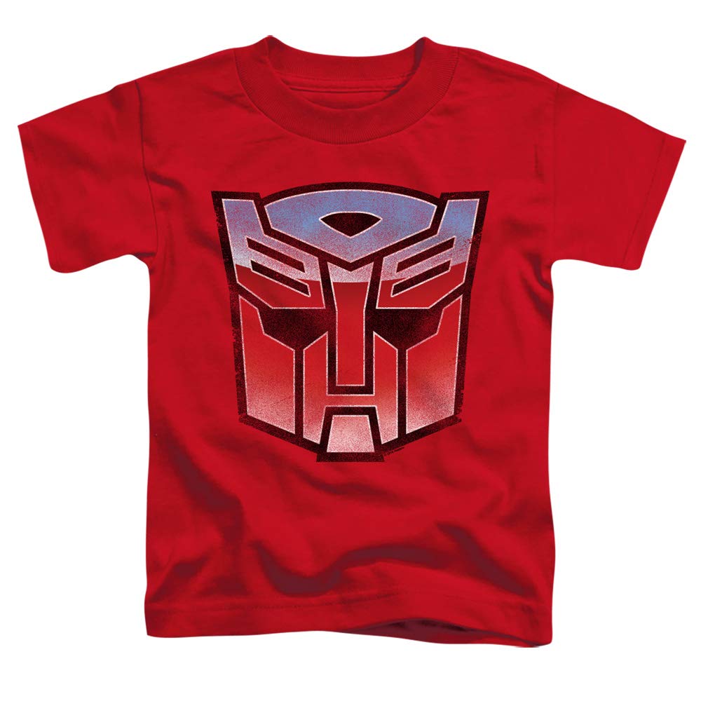 Transformers Toddler T-Shirt - Blue & Red Autobot Logo Graphic Tee for Boys | Kids Superhero Costume & Casual Wear