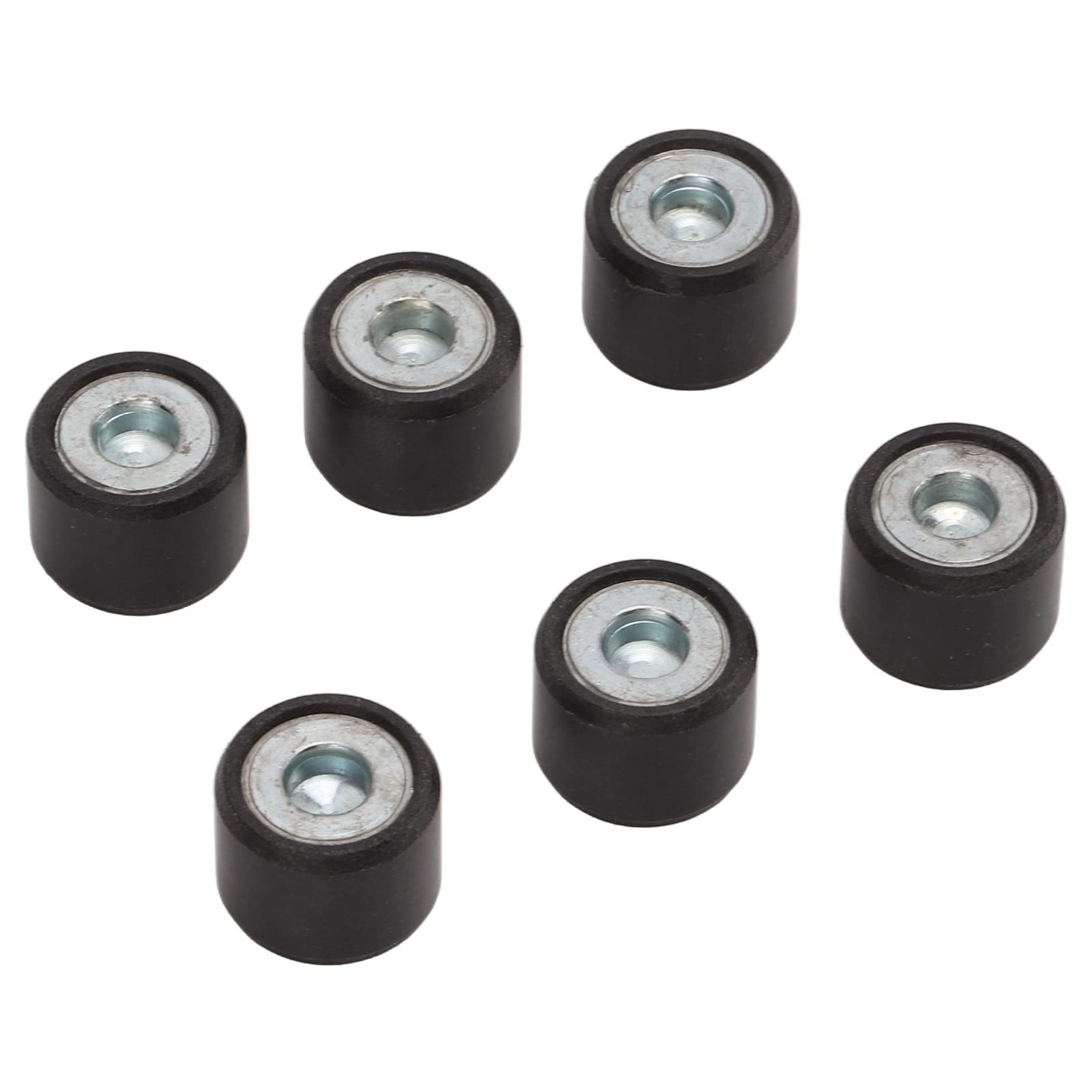 Variator Roller Set - 6 Pcs Professional Dustproof & Waterproof Scooter Drive Wheel Rollers - High Abrasion Resistance for Smooth Riding - Perfect for Vespa, Piaggio & Other 50-150cc Scooters