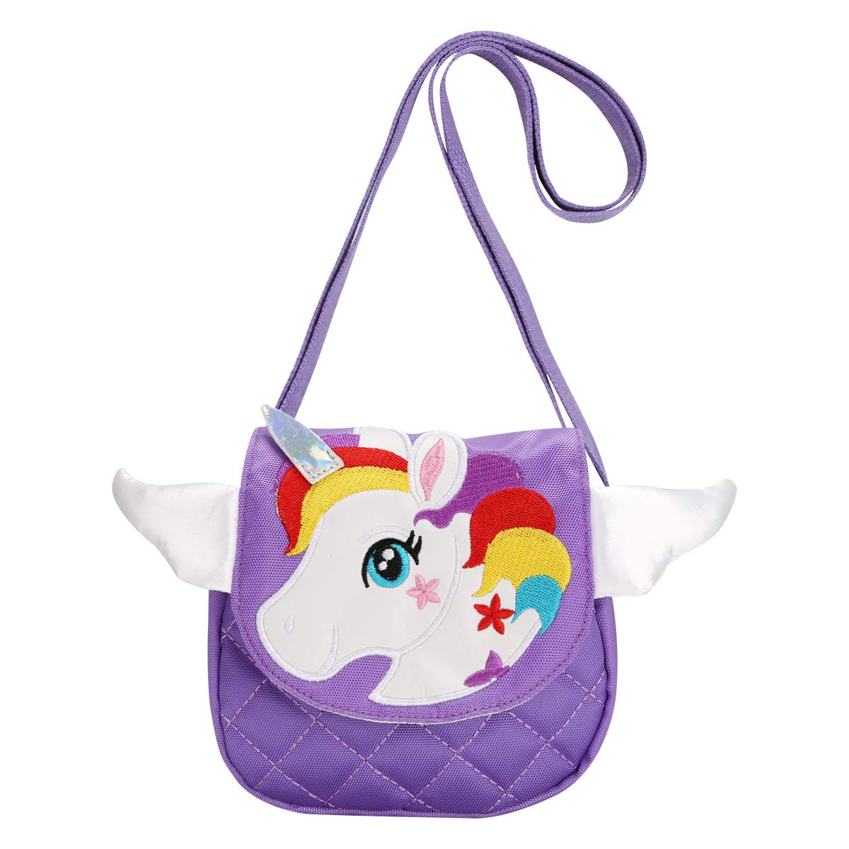 DEEKEY Little Girls Purses for Kids - Cute Princess Handbags for Toddlers, Mini Shoulder & Crossbody Messenger Bag for Girls | Perfect Birthday Gift, Dress-Up Play & Pretend Play Accessories