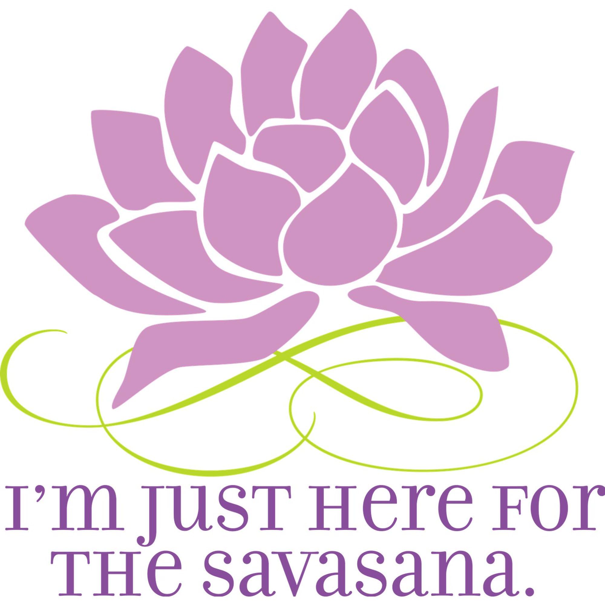 Yoga Savasana Square Sticker 3x3 Inch - Durable Car Bumper Decal for Yoga Lovers - Perfect for Cars, Laptops & Water Bottles