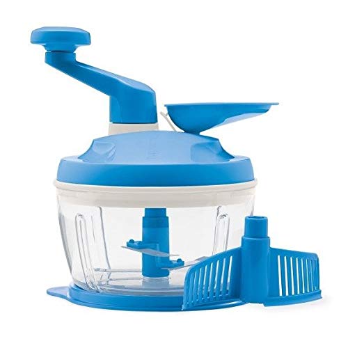 Tupperware PRO Quick Blue Chef Food Chopper - Durable Kitchen Gadget for Chopping Onions, Vegetables & Herbs - Perfect for Meal Prep, Salads & Cooking at Home