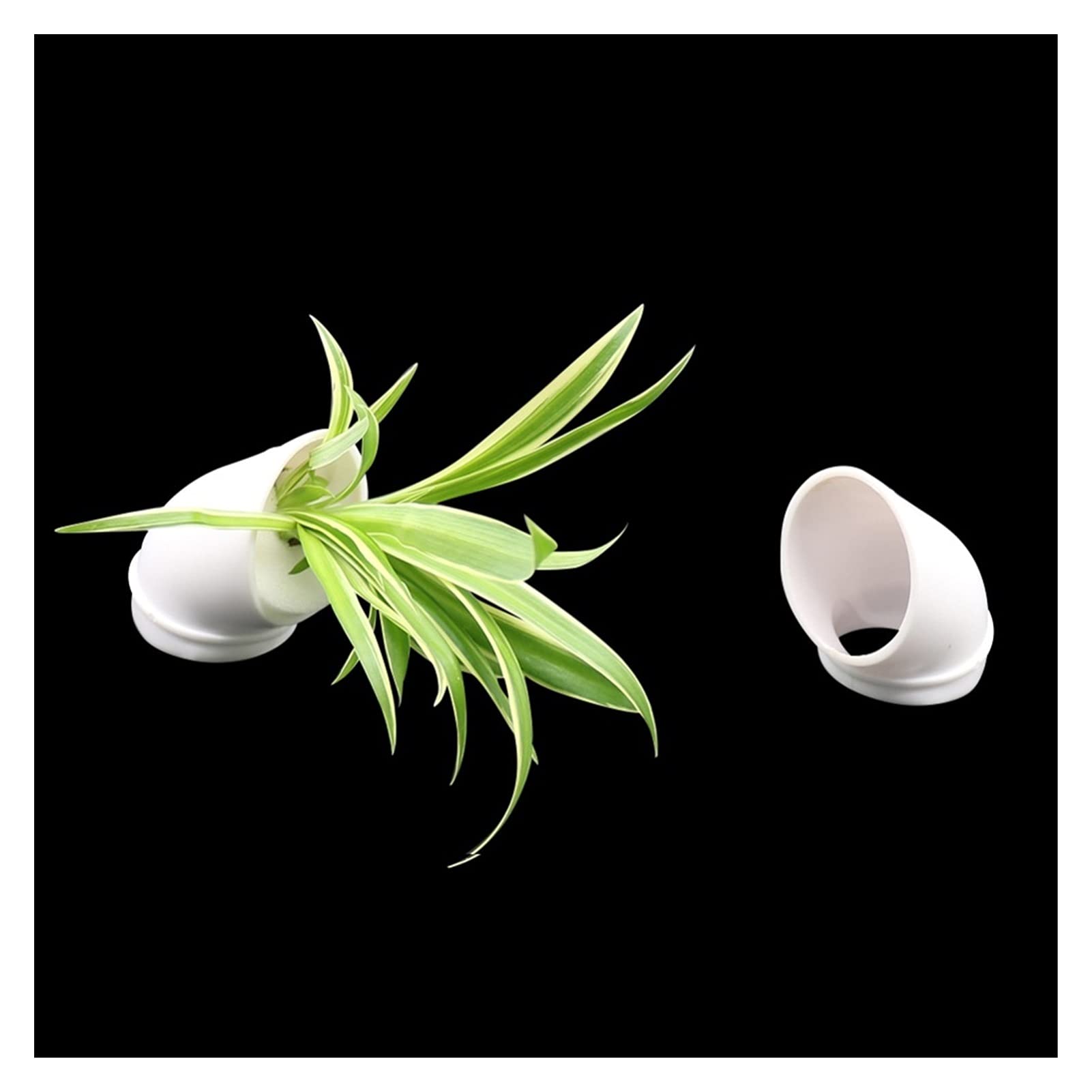 100 Pcs ZJIN Nursery Pots for Hydroponic Planting - DIY Colonization Cups, Flower Containers, Grow Pots for Vertical Tower Gardens - Ideal for Vegetables, Herbs, and Flowers (Includes Pots & Sponges) - Perfect for Indoor Hydroponics, Urban Gardening, and DIY Plant Projects