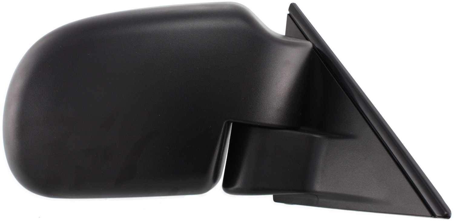 Kool Vue Non-Electric Side Mirrors for 1999-2004 Chevrolet S10 & GMC Sonoma - Textured Black Manual Replacement Mirrors (Driver & Passenger Side) - Perfect for Off-Roading, Daily Commuting & Truck Restoration Projects